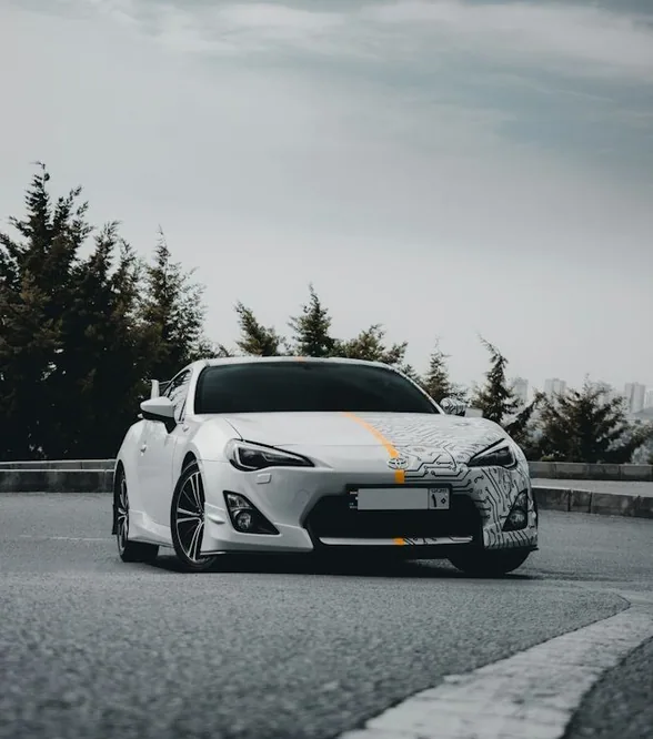 paint protection film — glossy front end